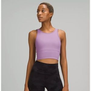 Purple Lululemon Power Pivot Tank Top Rib